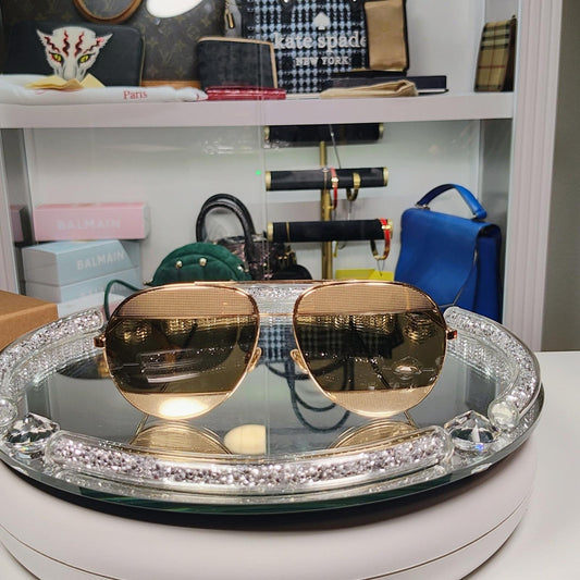 Christian Dior Split 59mm Aviator Sunglasses