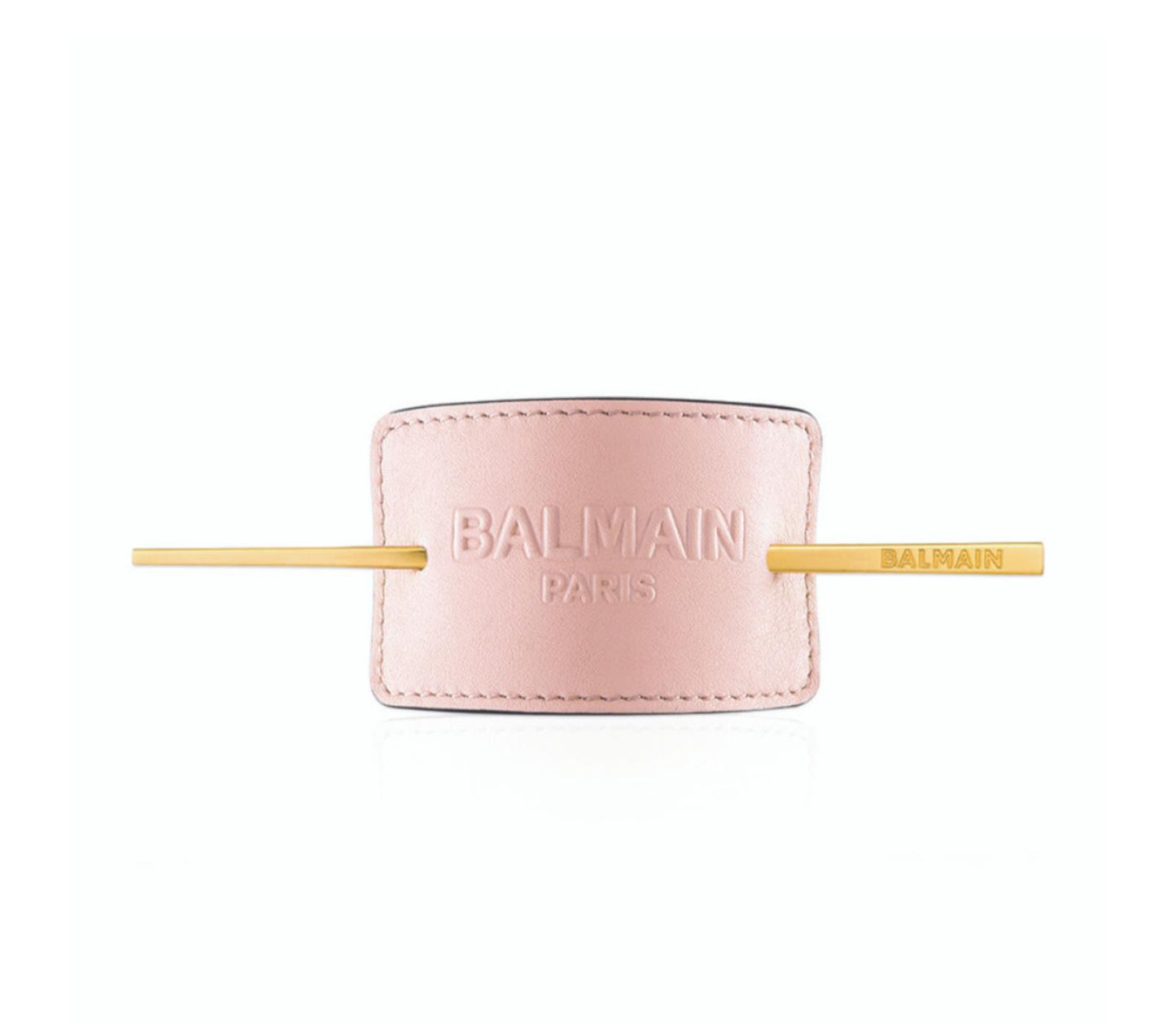 Balmain Limited Edition Pastel Pink Embossed Hair Barrette