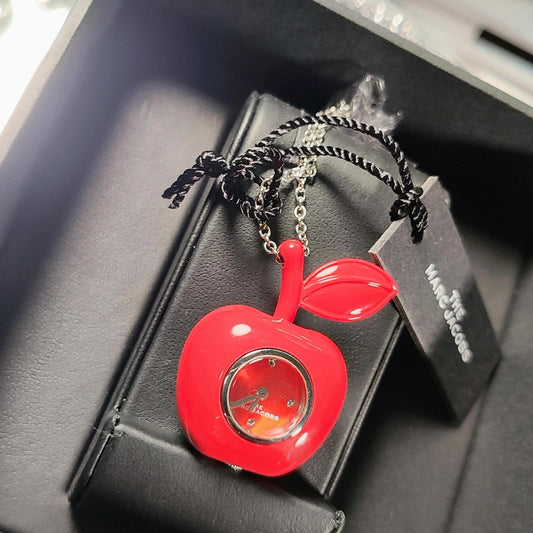 Marc Jacobs Red Apple Pendant Necklace