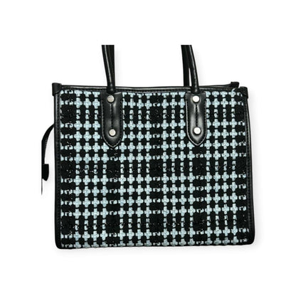 Kate Spade New York Ella Blue Plaid small satchel + crossbody