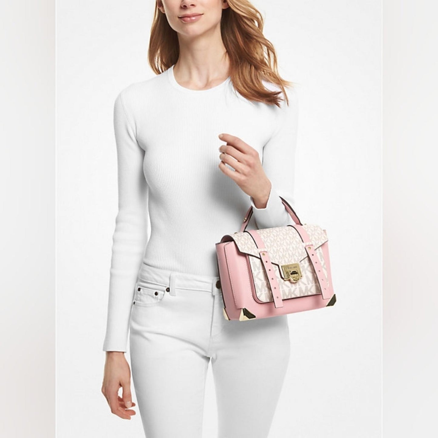 Michael Kors $728 Manhattan Medium Satchel