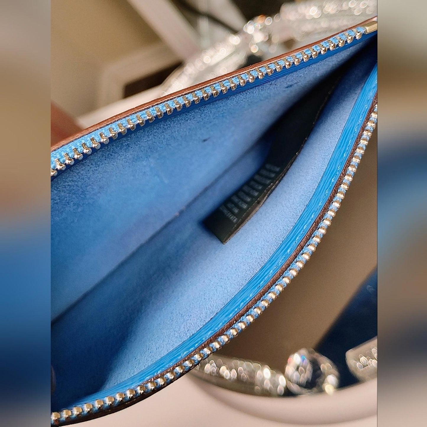 Blue Designer Clutch