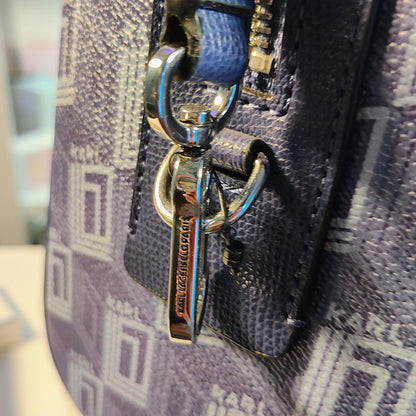 Karl Lagerfeld Purple Geometric Satchel