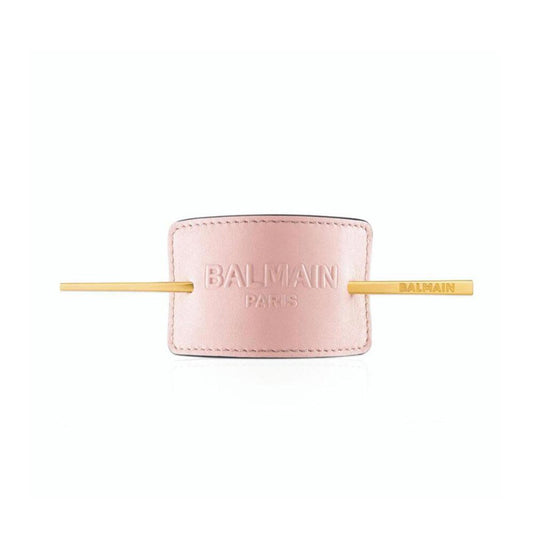Balmain Limited Edition Pastel Pink Embossed Hair Barrette
